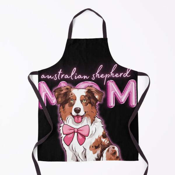 Item preview, Pink Dog Mom Australian Shepherd Shepherd Dog with Pink Bow designed and sold by GoodyPaws.