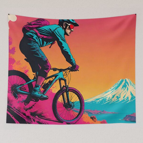 Item preview, Fuji’s Descendant: MTB Rider’s Descent designed and sold by GrizzlyCollective.