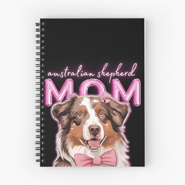 Item preview, Pink Dog Mom Australian Shepherd Shepherd Dog with Pink Bow  designed and sold by GoodyPaws.
