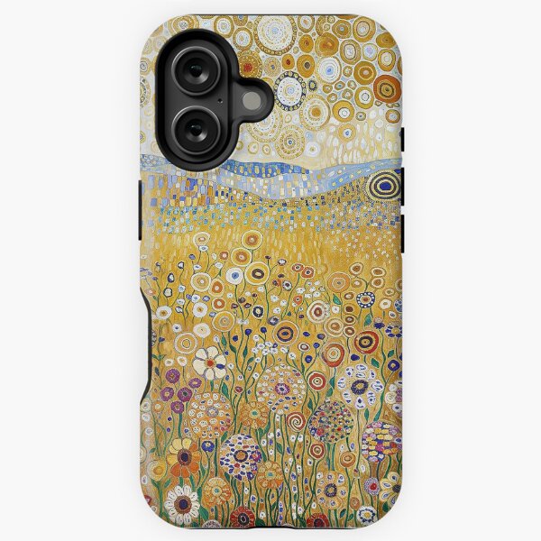 Aperçu de l'œuvre Jardin de fleurs d'or Klimt créée et vendue par maniacfitness.