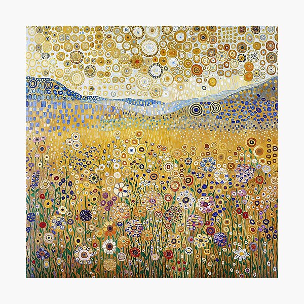 Item preview, Gold Flower Garden Klimt designed and sold by maniacfitness.