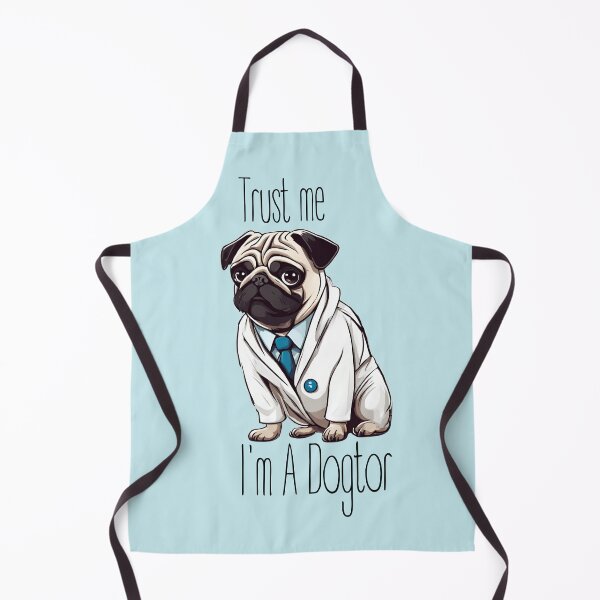 Item preview, Funny Pug Trust Me I'm A Dogtor designed and sold by Yulacreative.