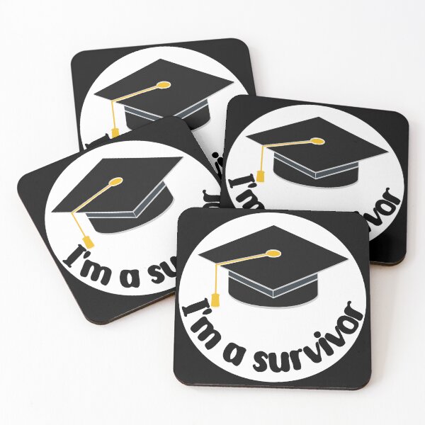 Item preview, Graduation Cap, I'm a survivor. designed and sold by HippoInkStudio.