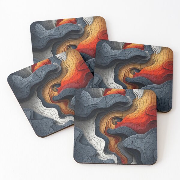 Item preview, Red-Hued Lava Formations designed and sold by CulinaryCenter.