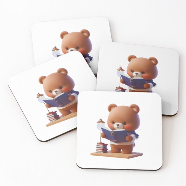 Item preview, "Bear-y Bookworm: Adorable Kids' Clothes for Little Book Bears" designed and sold by JAMESAMORN.