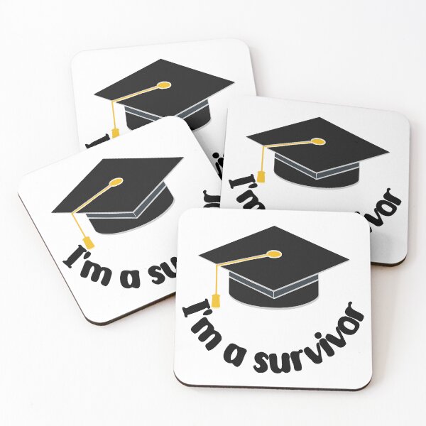 Item preview, Graduation Cap, I'm a survivor. designed and sold by HippoInkStudio.
