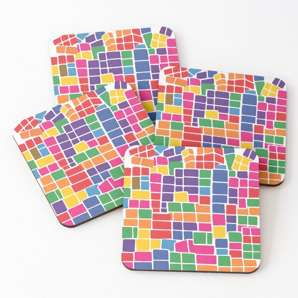 Item preview, stack of colorful cubes designed and sold by KINGSMILESTORE.