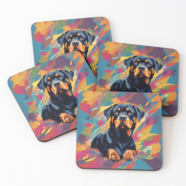 Item preview, Abstract Rottweiler designed and sold by Yulacreative.