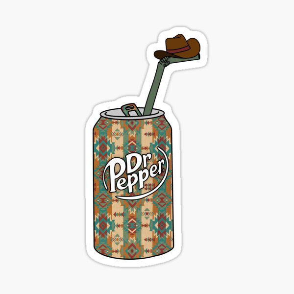 Vista previa del artículo con la obra «vaquero dr. pepper», diseñado y vendido por Pagesmonkey.