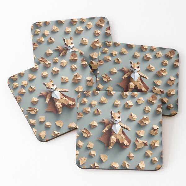 Item preview, Origami Art - The Mighty Squirrel: Defender of the Acorns designed and sold by ArtfulFolds.