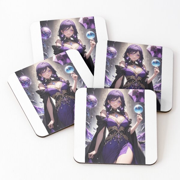 Item preview, My Cute Anime Girl, Amethyst Oracle designed and sold by iloveanimechibi.