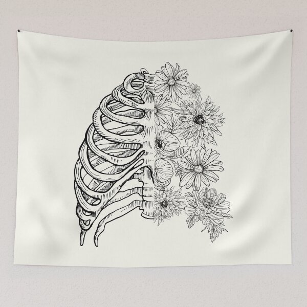 Item preview, Floral Ribcage designed and sold by PeachyLitchi.