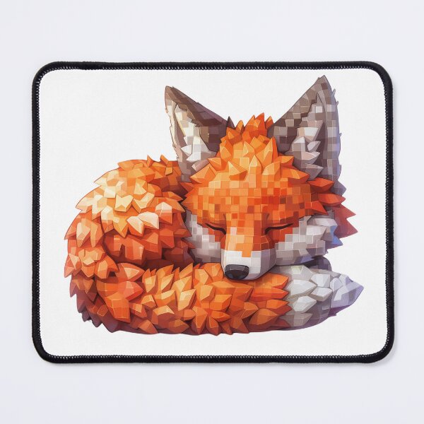 Item preview, Sleepy Polygon Fox designed and sold by palmyst.