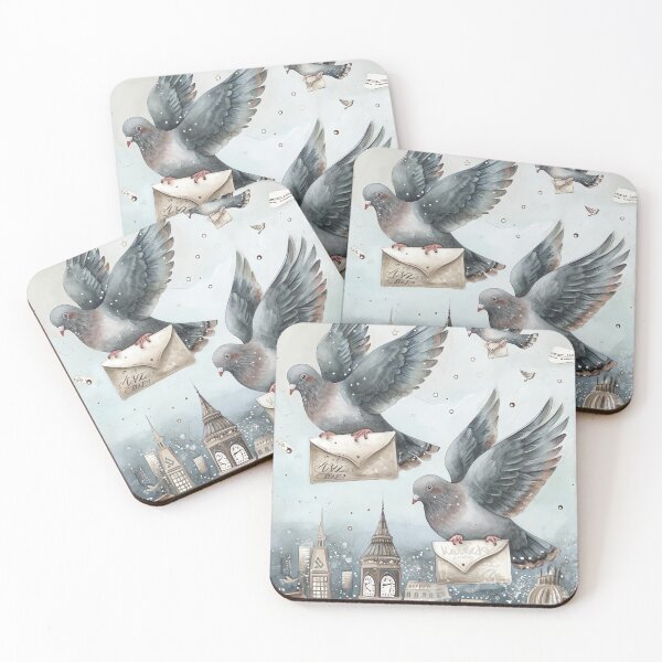 Item preview, Pigeon Postcard designed and sold by cute-animals99.