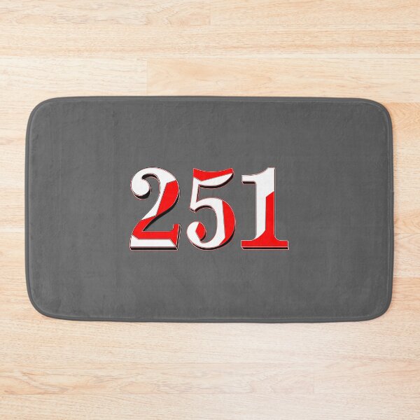 Item preview, number two hundred and  fifty one digit 251 order sequence team member age designed and sold by 4rpixs.