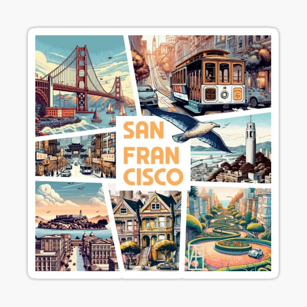 Item preview, USA CITY - SAN FRANCISCO - TRAVEL -1 designed and sold by ArtProjectShop.