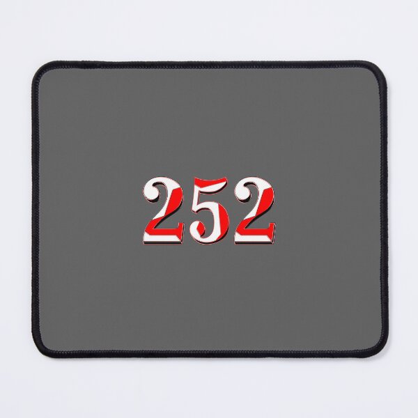 Item preview, number two hundred and  fifty two digit 252 order sequence team member age designed and sold by 4rpixs.