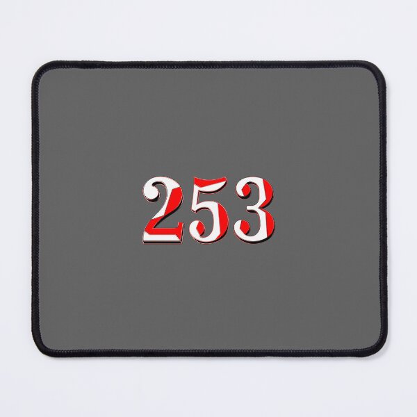 Item preview, number two hundred and fifty three digit 253 order sequence team member age designed and sold by 4rpixs.
