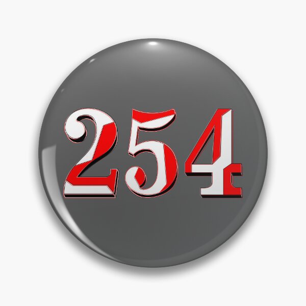 Item preview, number two hundred and  fifty four digit 254 order sequence team member age designed and sold by 4rpixs.