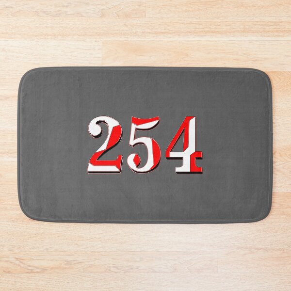 Item preview, number two hundred and  fifty four digit 254 order sequence team member age designed and sold by 4rpixs.