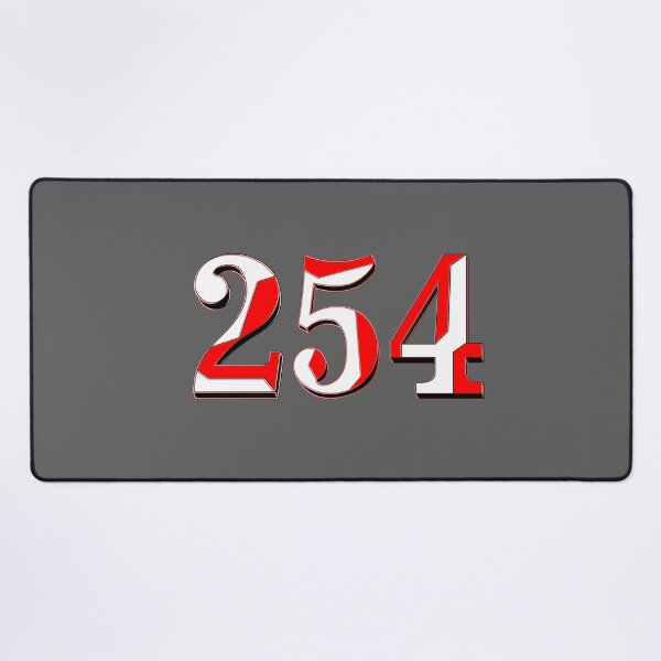 Item preview, number two hundred and  fifty four digit 254 order sequence team member age designed and sold by 4rpixs.