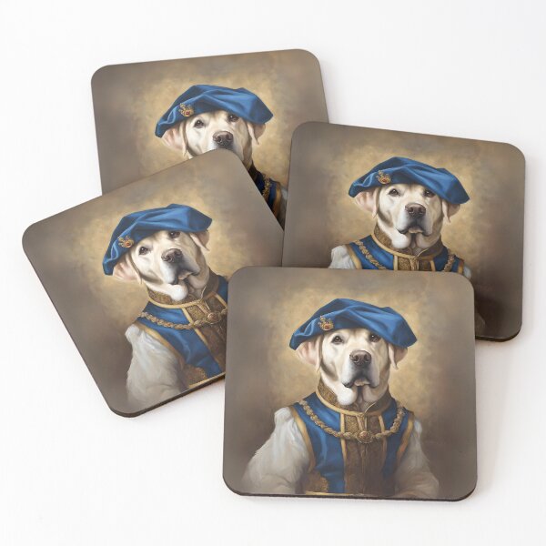 Item preview, Royal Labrador Retriever portrait designed and sold by Yulacreative.