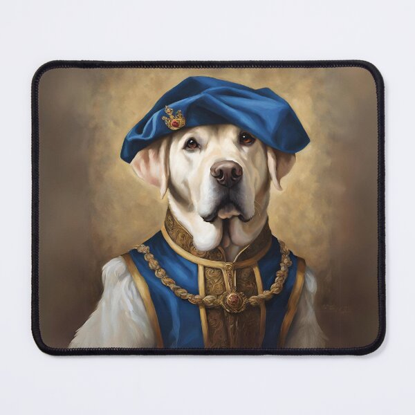 Item preview, Royal Labrador Retriever portrait designed and sold by Yulacreative.
