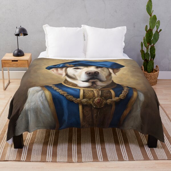 Item preview, Royal Labrador Retriever portrait designed and sold by Yulacreative.