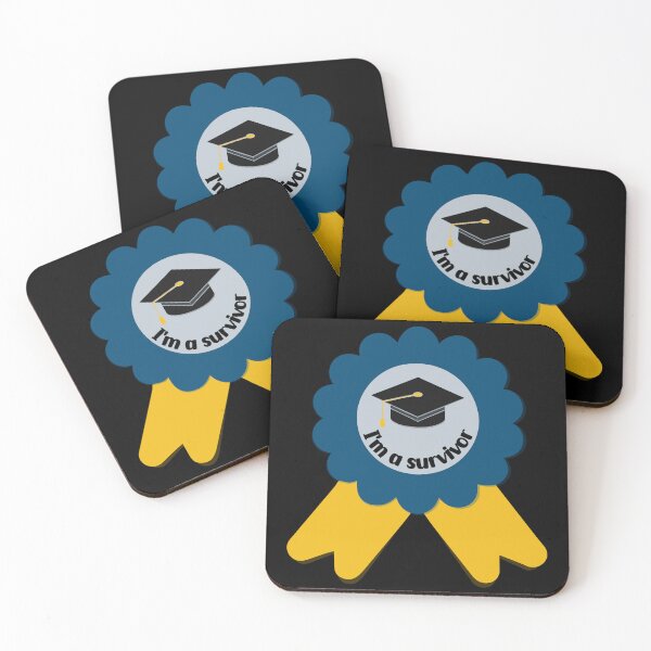 Item preview,  I'm a survivor. Graduation Cap design with ribbon  designed and sold by HippoInkStudio.