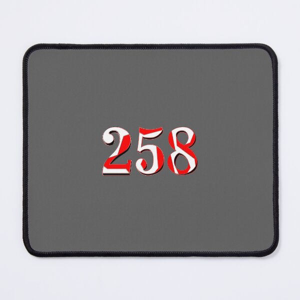 Item preview, number two hundred and fifty eight digit 258 order sequence team member age designed and sold by 4rpixs.