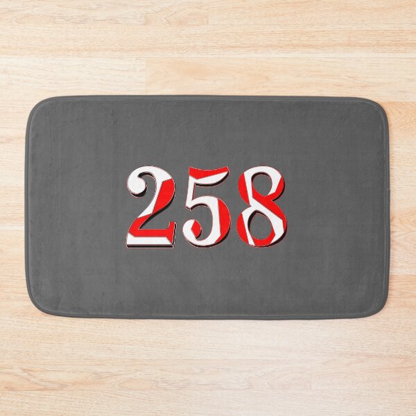 Item preview, number two hundred and  fifty eight digit 258 order sequence team member age designed and sold by 4rpixs.