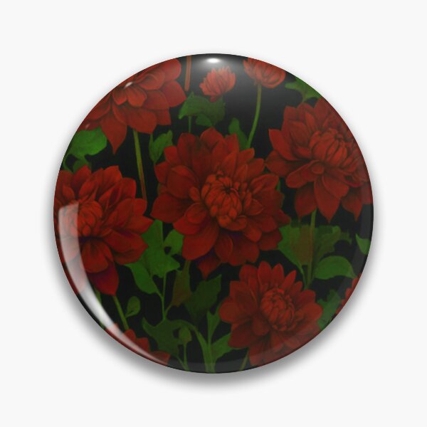 Item preview, Red dahlias designed and sold by Flowersonstuff.