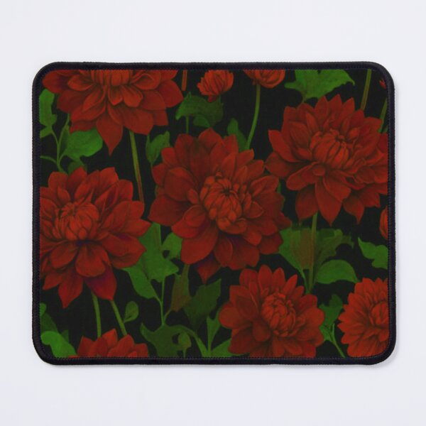 Item preview, Red dahlias designed and sold by Flowersonstuff.