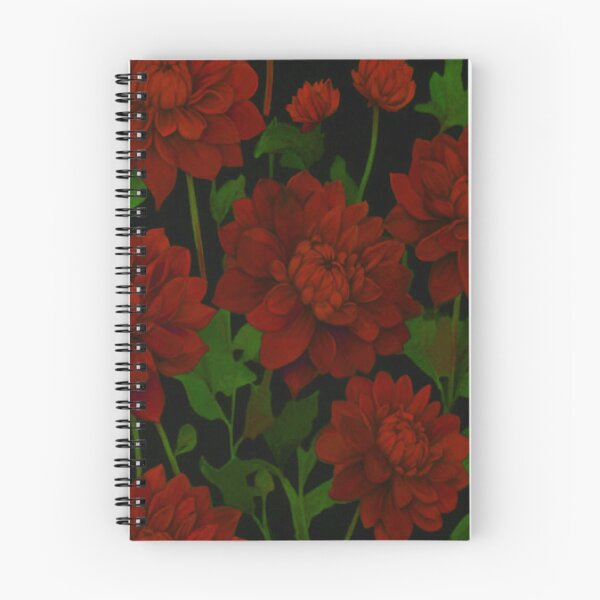 Item preview, Red dahlias designed and sold by Flowersonstuff.