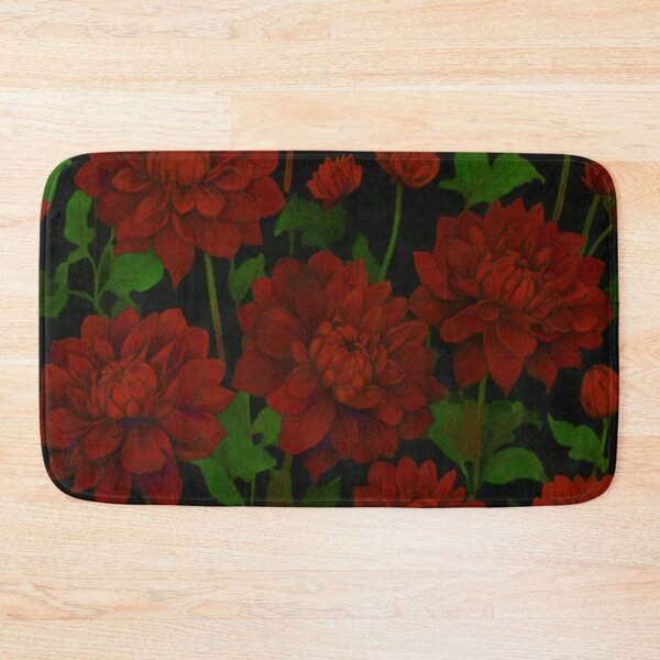 Item preview, Red dahlias designed and sold by Flowersonstuff.