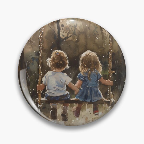 Item preview, Childhood Companions on Swing designed and sold by palmyst.
