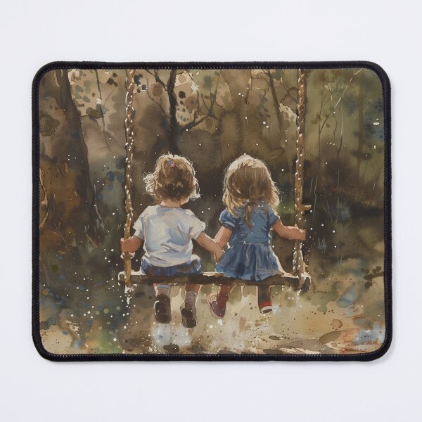 Item preview, Childhood Companions on Swing designed and sold by palmyst.