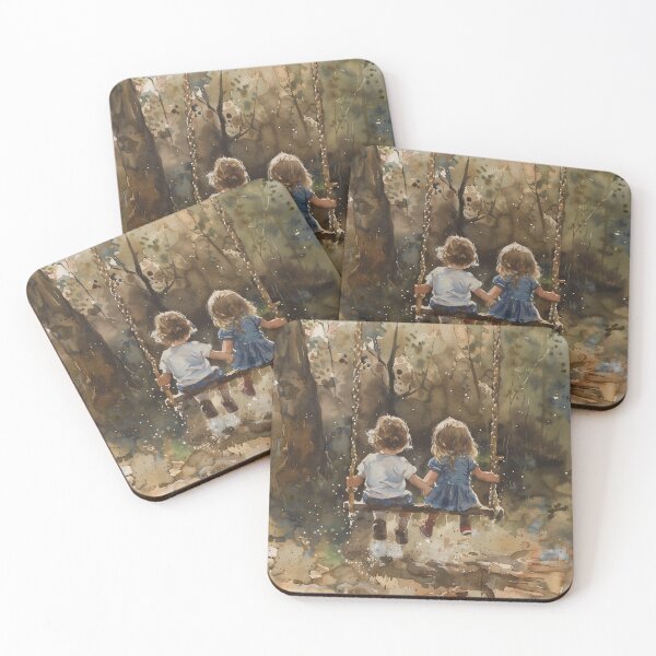 Item preview, Childhood Companions on Swing designed and sold by palmyst.