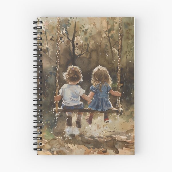 Item preview, Childhood Companions on Swing designed and sold by palmyst.