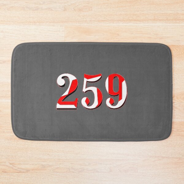 Item preview, number two hundred and  fifty nine digit 259 order sequence team member age designed and sold by 4rpixs.