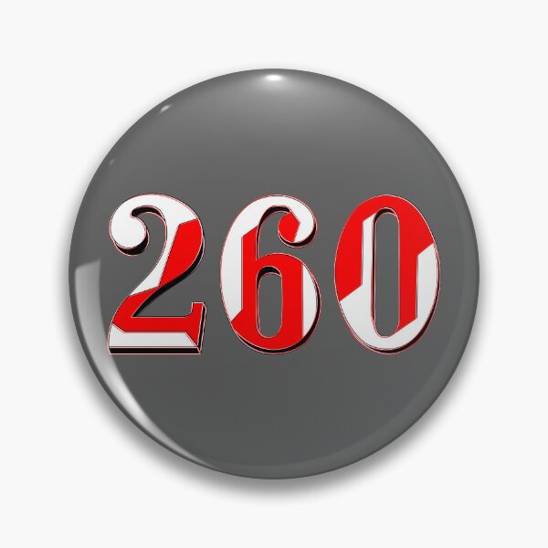 Item preview, number two hundred and sixty digit 260 order sequence team member age designed and sold by 4rpixs.