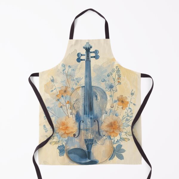 Item preview, Floral violin designed and sold by AnnDart.