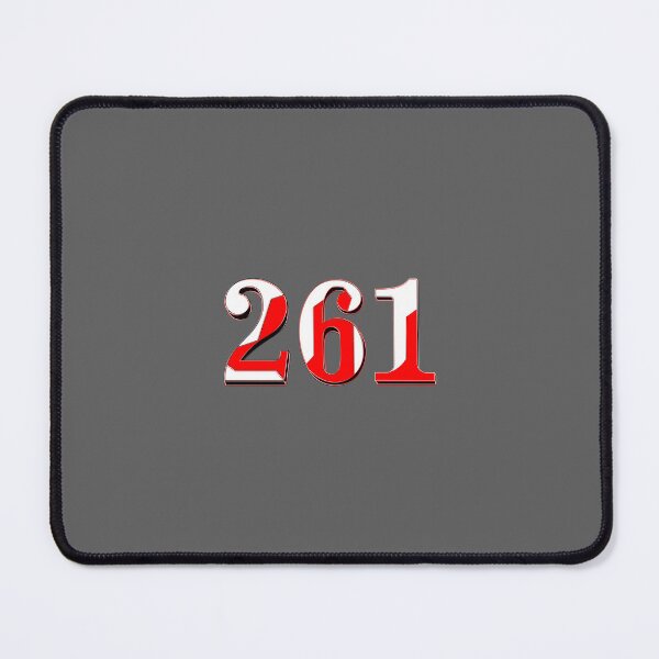 Item preview, number two hundred and sixty one digit 261 order sequence team member age designed and sold by 4rpixs.