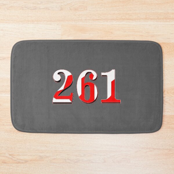 Item preview, number two hundred and sixty one digit 261 order sequence team member age designed and sold by 4rpixs.