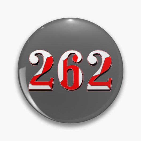 Item preview, number two hundred and sixty two digit 262 order sequence team member age designed and sold by 4rpixs.