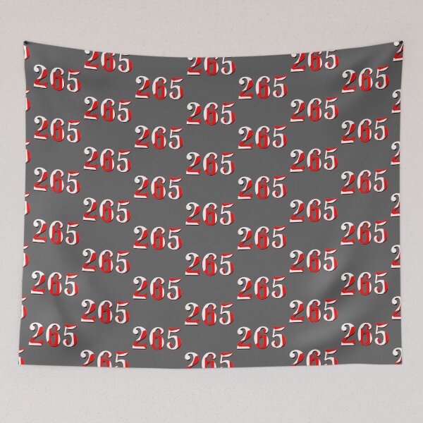 Item preview, number two hundred and sixty five digit 265 order sequence team member age designed and sold by 4rpixs.