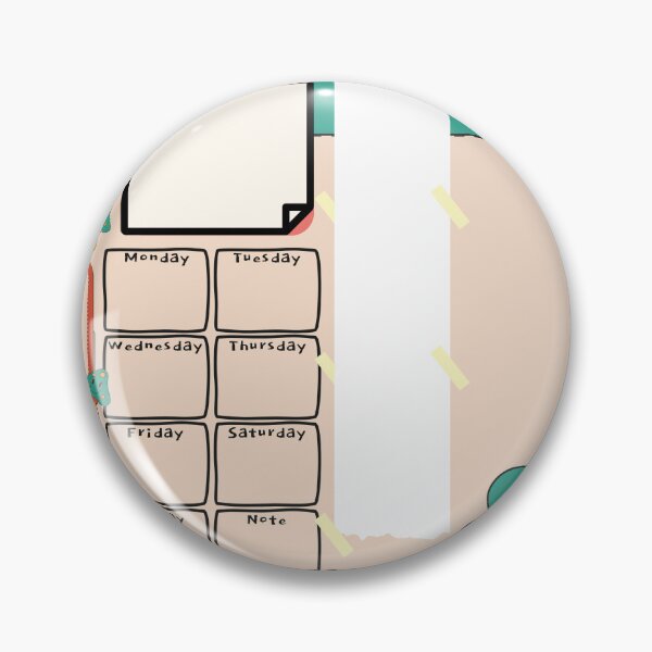 Item preview, Cute weekly schedule Sheet designed and sold by TriForceDesign.