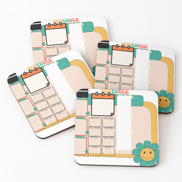Item preview, Cute weekly schedule Sheet designed and sold by TriForceDesign.