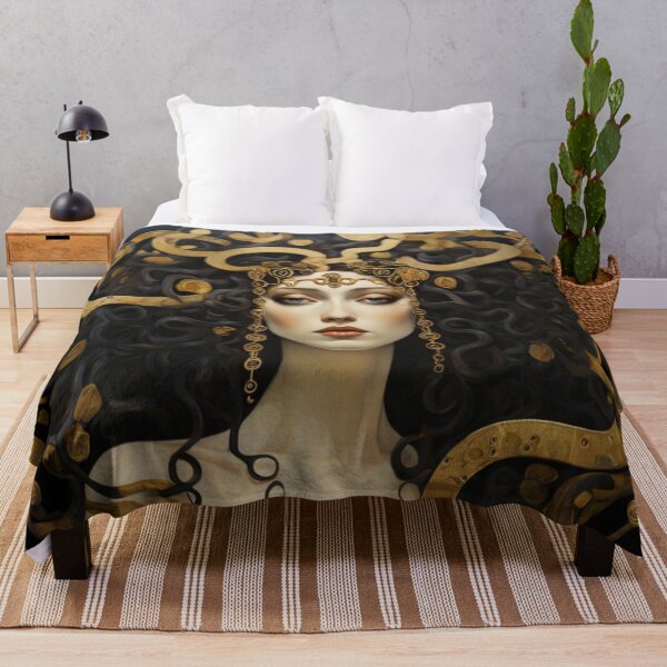 Item preview, Medusa in gold designed and sold by Flowersonstuff.