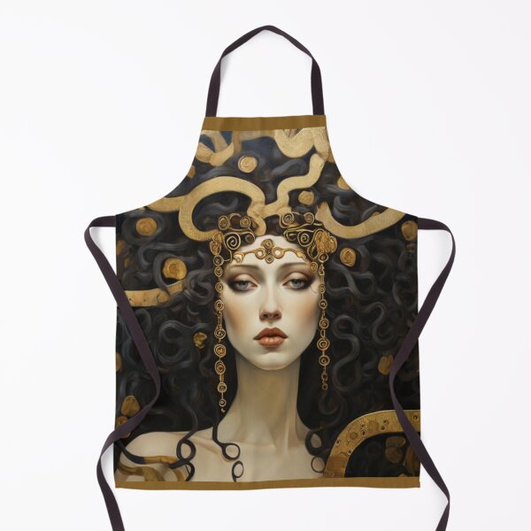 Item preview, Medusa in gold designed and sold by Flowersonstuff.